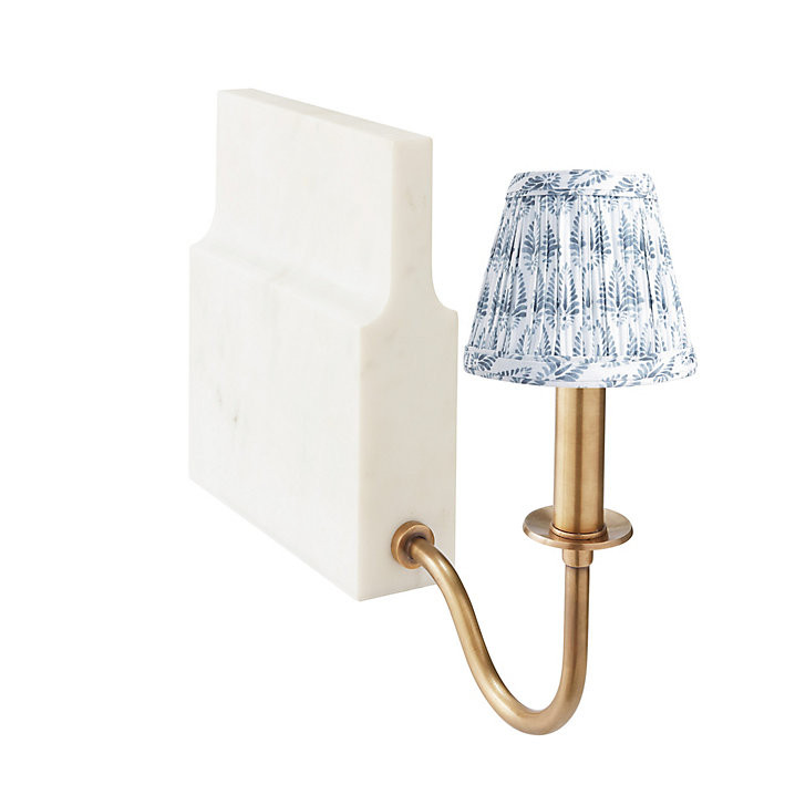 Ivy Bookshelf Light with Shade & Antique Brass Arm for Bookcase Lighting | Ballard Designs, Inc.