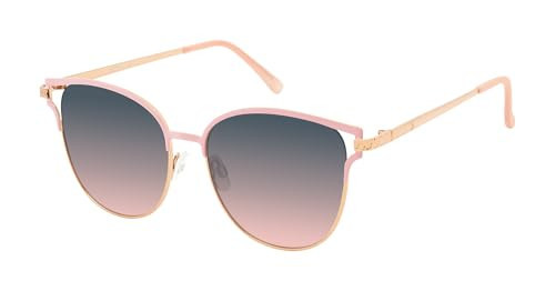 Jessica Simpson Women's J6376 RSRGD Round Sunglasses, Rose Rosegold, One Size | Amazon (US)