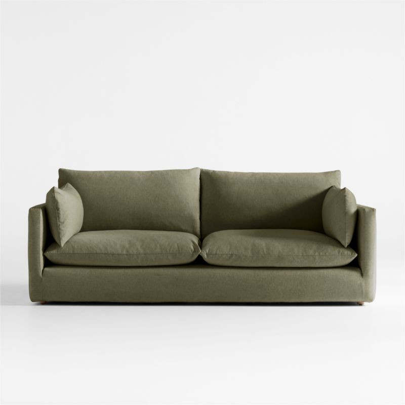 Unwind Slipcovered Sofa (92"-148") | Crate & Barrel | Crate & Barrel