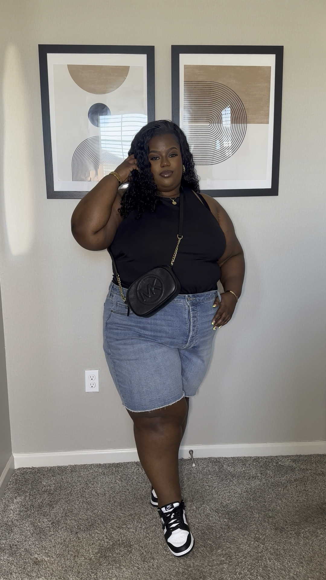 Summer outfit inspo top is in a 3x I sized up in the bottoms to a 26.  Shades are from Lorvae

#LTKPlusSize