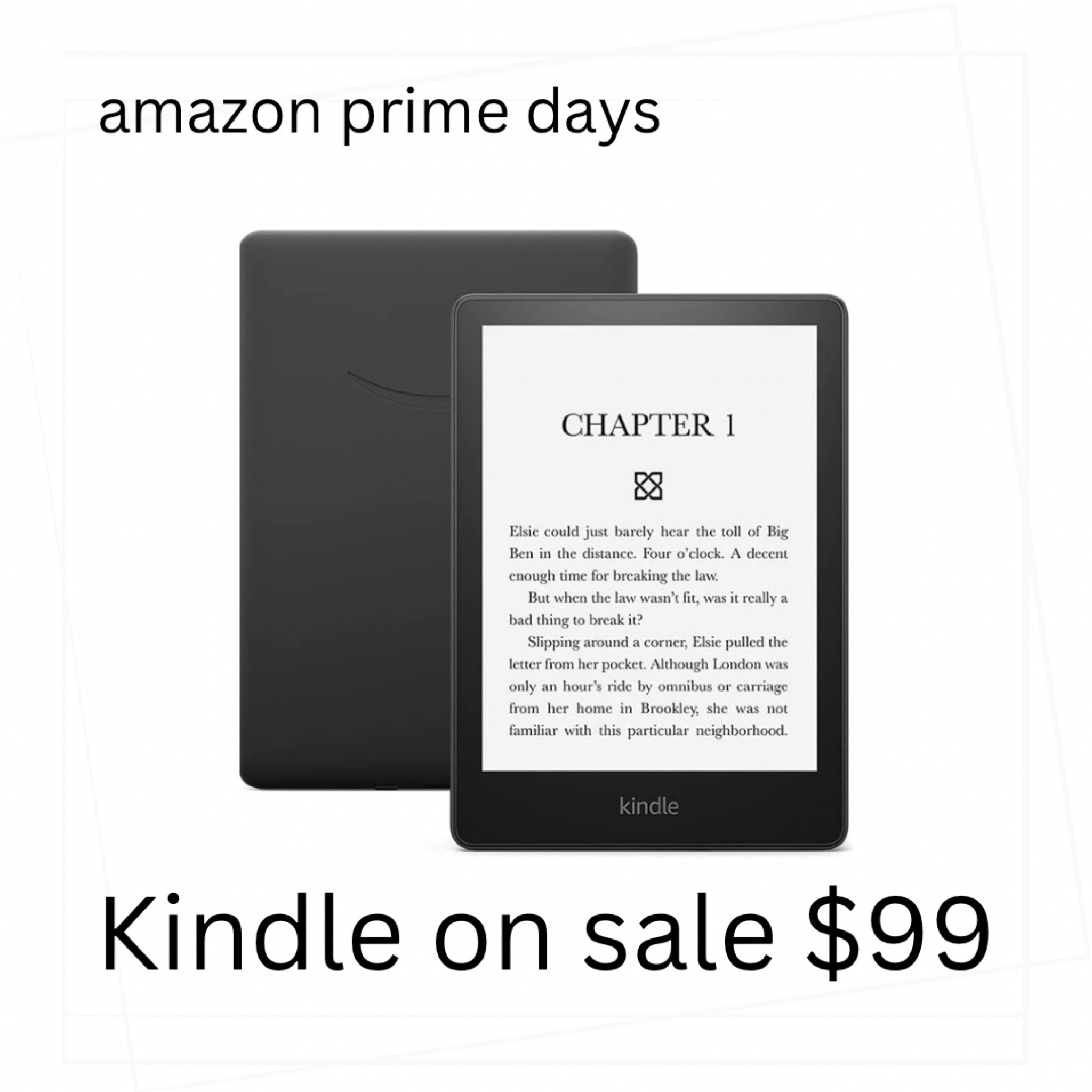 Amazon prime days kindle on sale $99

#LTKsalealert #LTKunder100