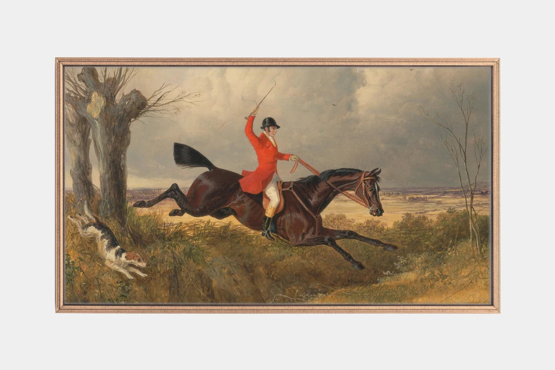 Samsung Frame Tv Art, Fox Hunting, 19th-century Paintings of Horses, Vintage Artworks, Downloadab... | Etsy (US)