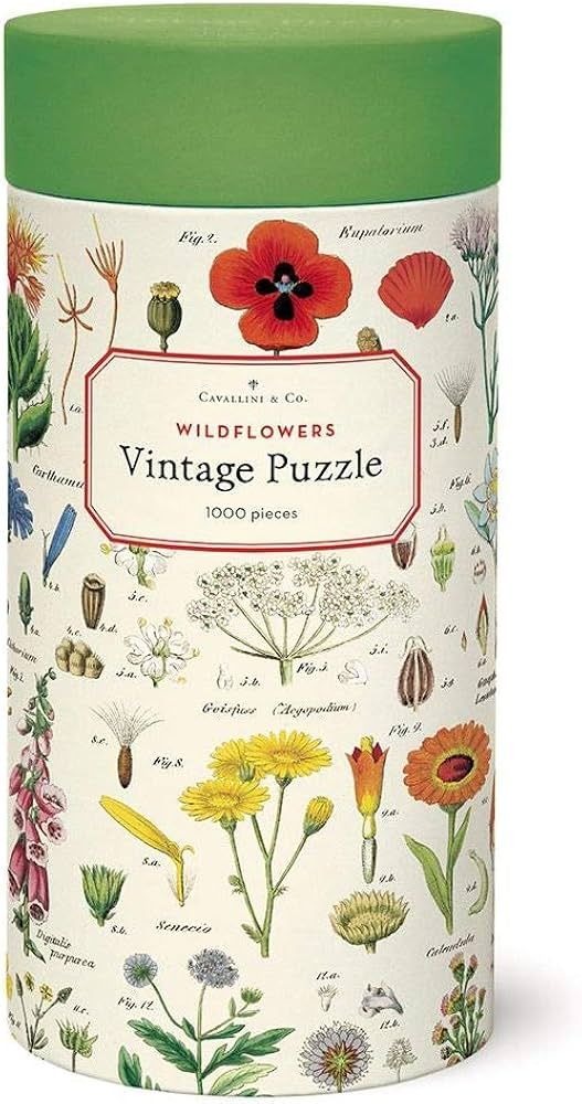 Cavallini Papers & Co. Wildflowers 1,000 Piece Puzzle, Multi | Amazon (US)