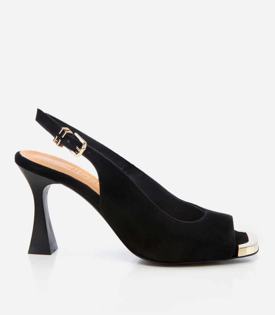 Women's Heeled Sandals - Black | HOT\u0130\u00c7 | Hotic UK