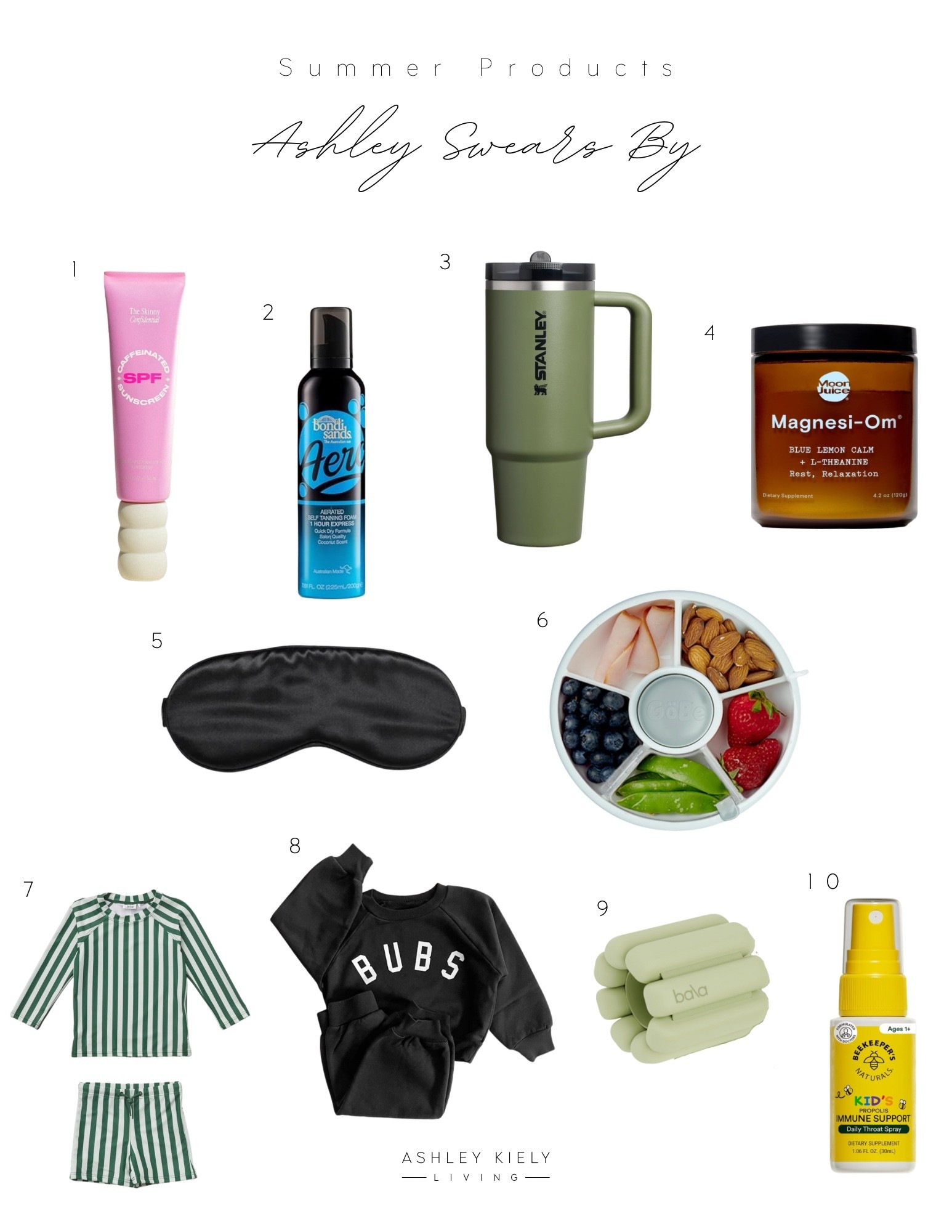 My favorite summer products at the moment! 