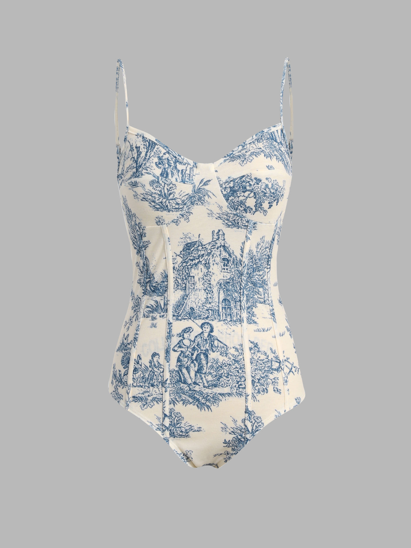 Toile de Jouy Bodysuit | Cider