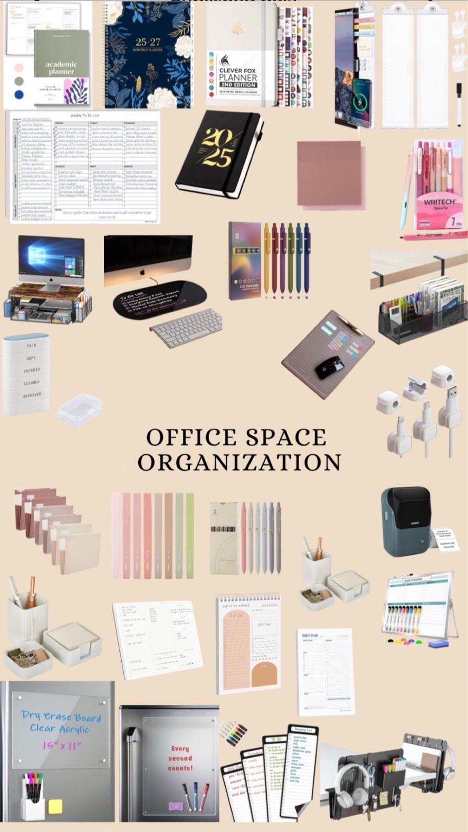 Feel ready to concentrate and create in your office space with items that keep you organized!

#LTKU #LTKFamily #LTKHome