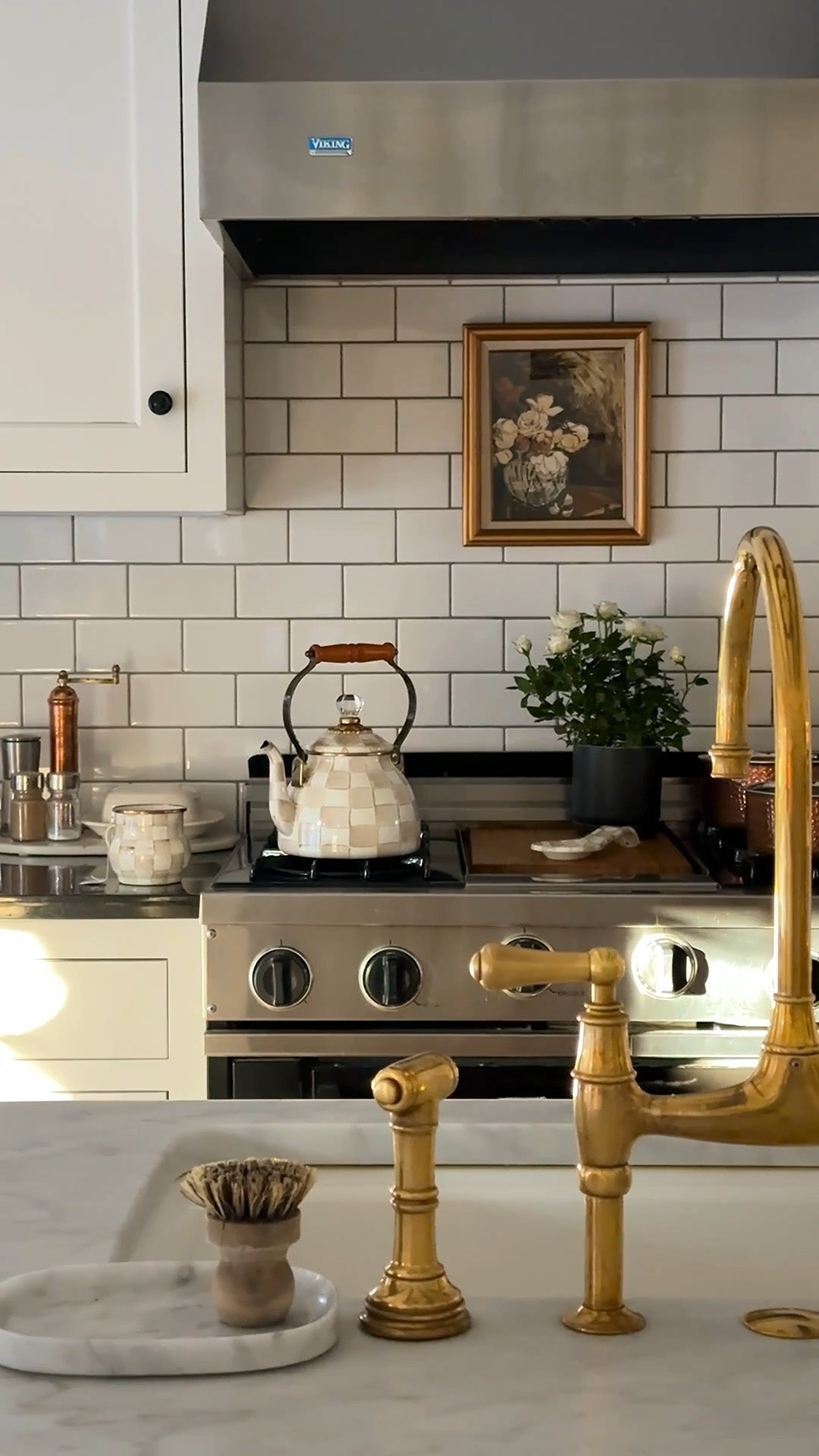 Filling one room at a time with MacKenzie-Childs Mocha Check pattern 😍! This may be the longest we’ve had our holiday decor up. It feels good to refresh for the new year and I’m over the moon to share this newly launched Mocha Check collection! From the darling tea kettle to the fabulous squashed pot that I used for my cotton balls + q-tips, there’s something so sweet and charming about this new collection from MacKenzie-Childs. #MCPartner #MCMochaCheck

#LTKStyleTip #LTKSeasonal #LTKHome