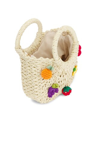 x REVOLVE Fruit Straw Bag in Beige | Revolve Clothing (Global)