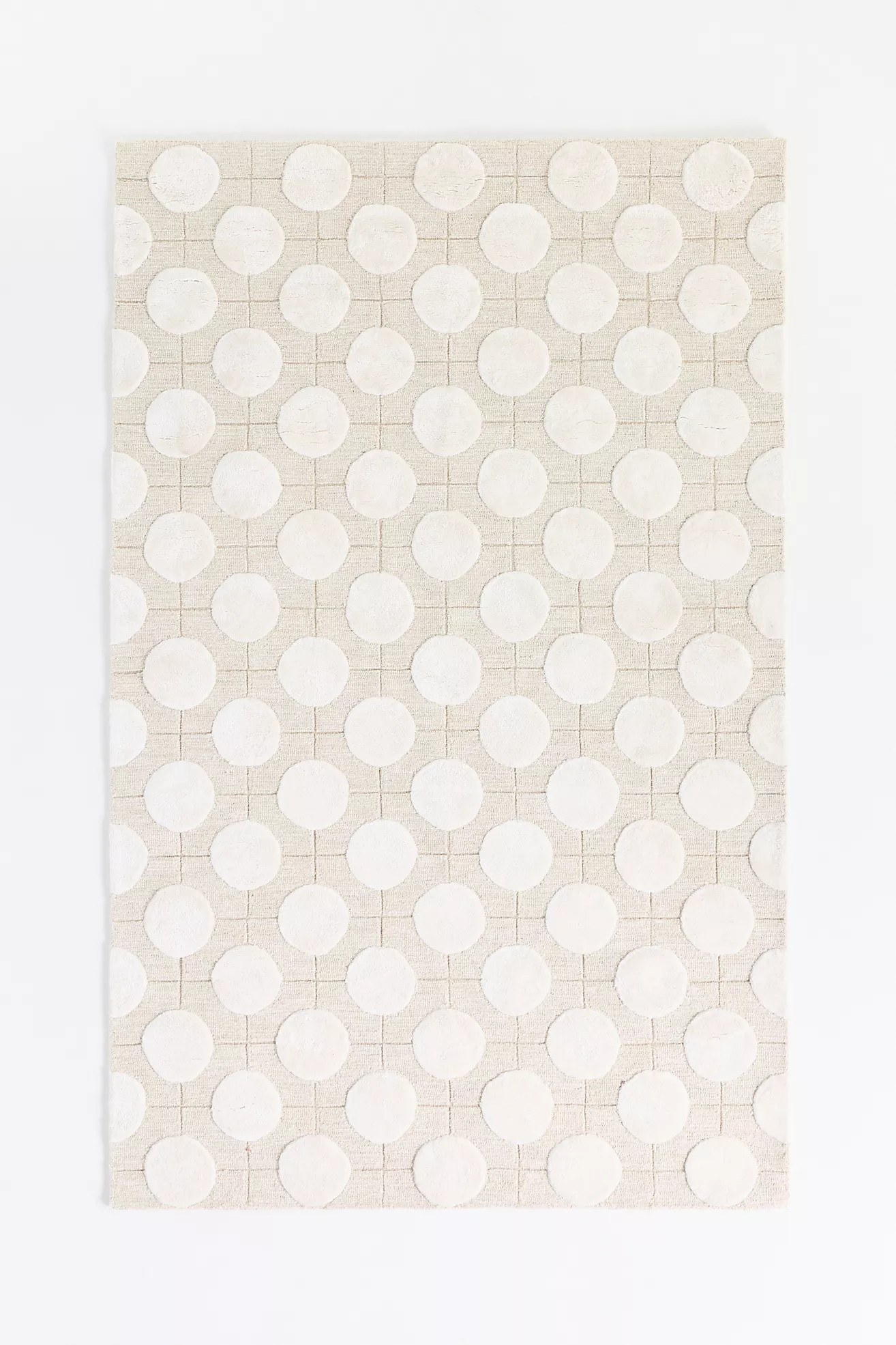 Eclipse Tufted Wool-Viscose Blend Geometric Rug | Anthropologie (US)
