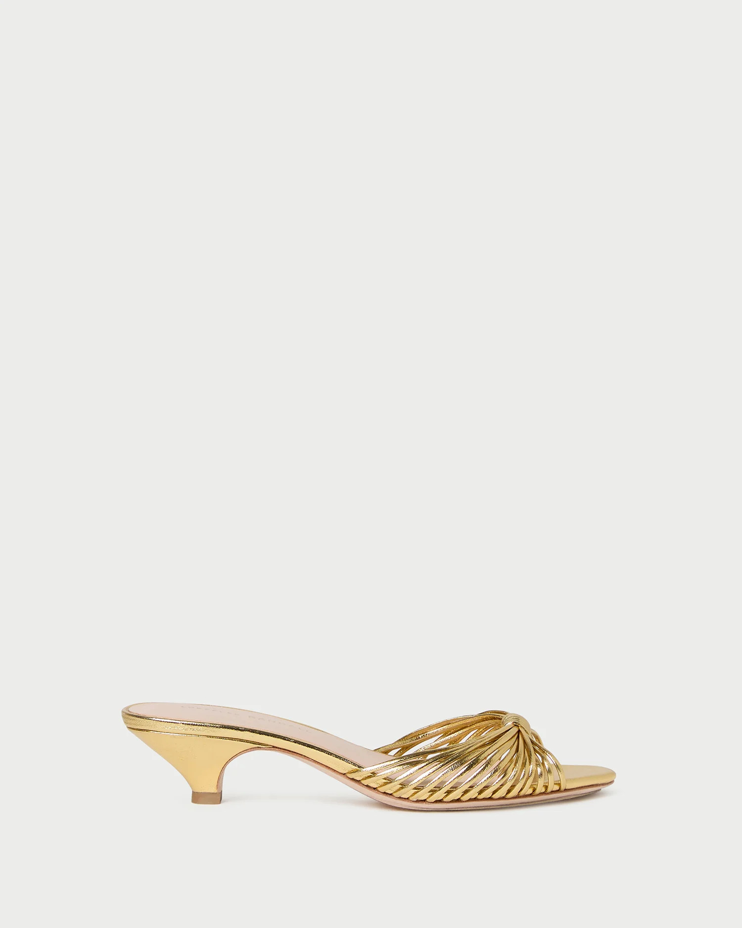 Dixie Gold Leather Kitten Heel | Loeffler Randall