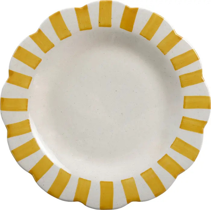 Scalloped Stripe Dinner Plate | Nordstrom