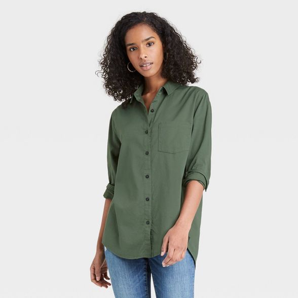 Women's Long Sleeve Button-Down Shirt - Universal Thread™ | Target