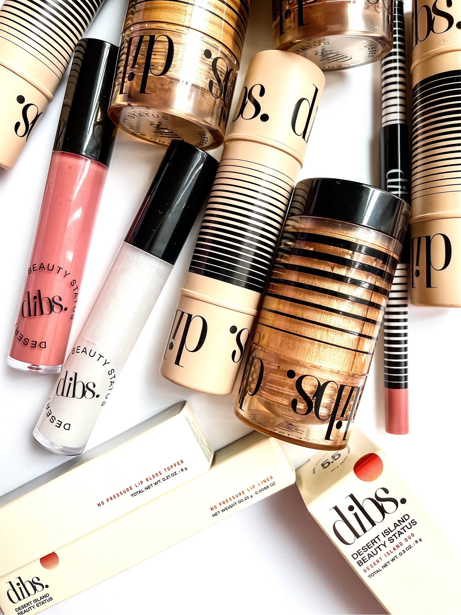 DIBS BEAUTY , Lip Gloss , lip liner , lip definer , DUO Sticks , cream blush , cream bronzer , cream highlighter 

#LTKbeauty #LTKsalealert #LTKitbag