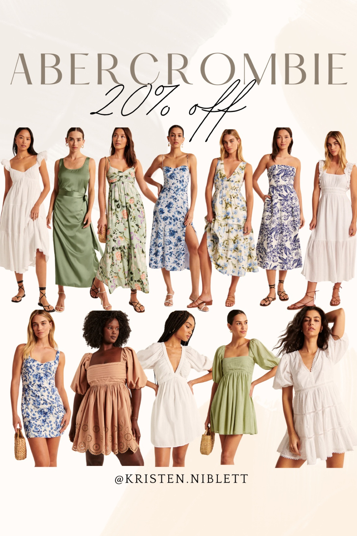 Abercrombie 20% off dresses //

Spring dress. Easter dress. Mother’s Day dress. Summer dress. Vacation dress. Sundress. Date night dress. Abercrombie sale. Wedding guest dress  

#LTKsalealert #LTKwedding #LTKFind