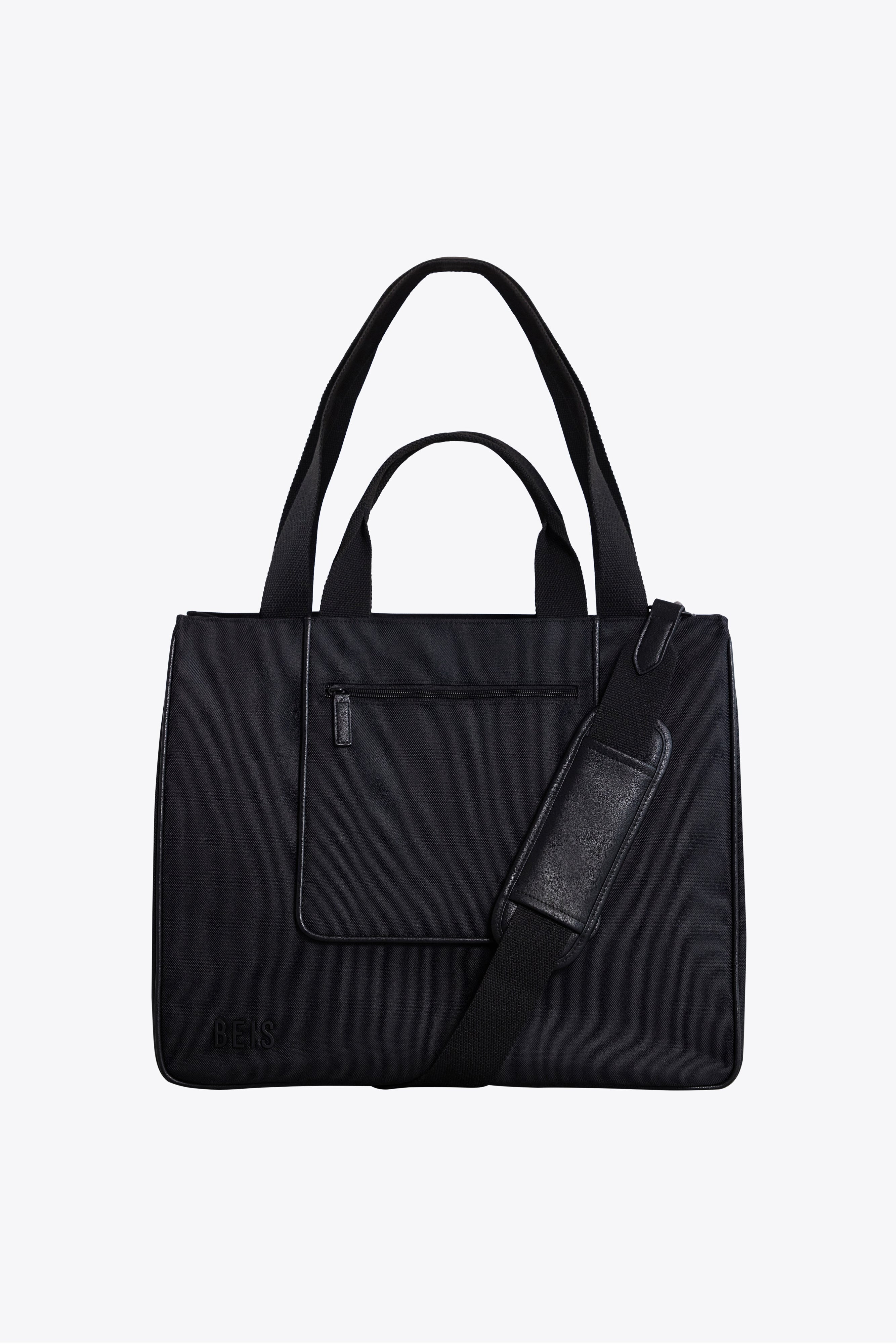 The East To West Tote in Black | BÉIS Travel