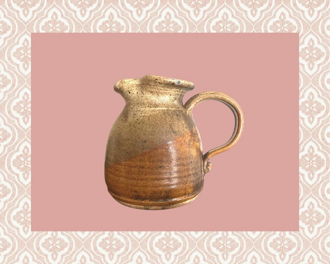 Antique Pitcher Vase: Primitive Farmhouse Decor - Etsy | Etsy (US)