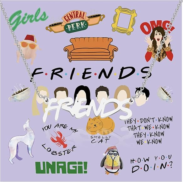 TV Show Merchandise Friendship Gift TV Show Inspired Charm Necklace for Woman Girls | Amazon (CA)