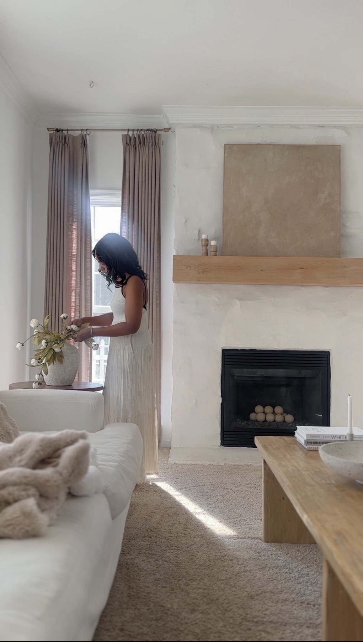 Neutral home styling with golden lighting 🤍 
Shop below 👇

#LTKSeasonal #LTKHome