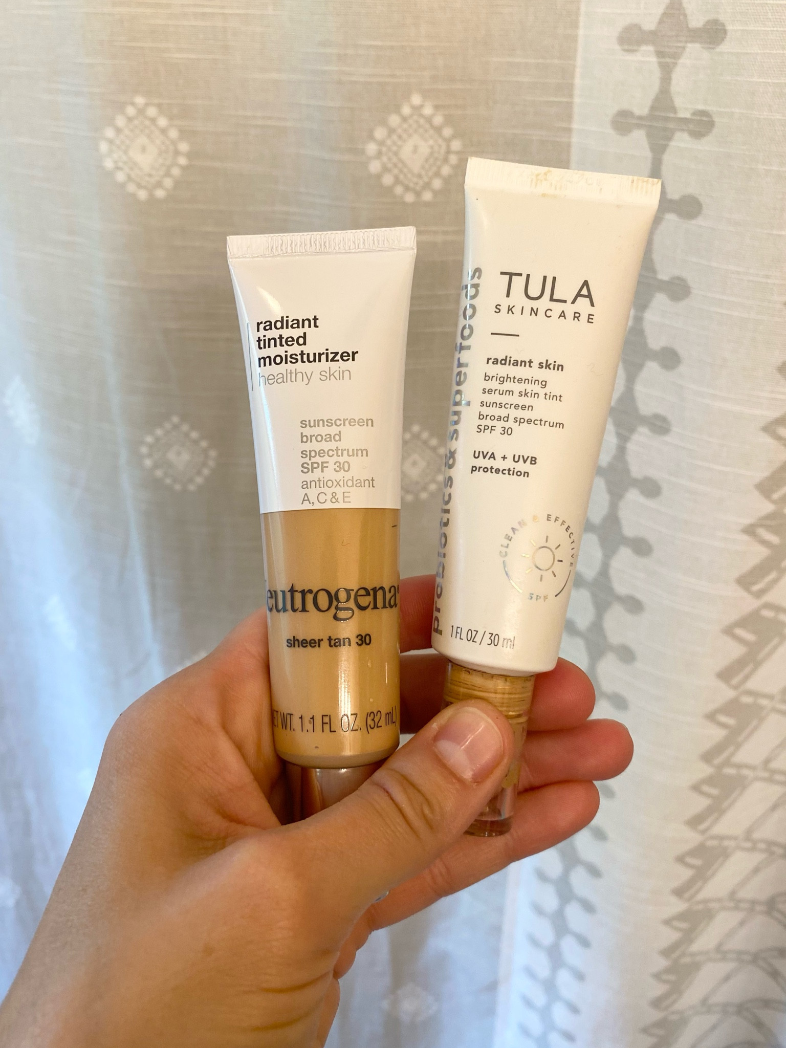 I finally found a less expensive alternative for this Tula sheer tint with SPF I use! Neutrogena’s is less than half the price and also still has that spf 30 I like. I use color sheer tan in the summer. I still mix it with the Tula blurring primer, but if I find a dupe for that too I’ll let you know 😉 #facialcare #moisturizer #primer #tula #neutrogena #dupe

#LTKwedding #LTKunder50 #LTKbeauty