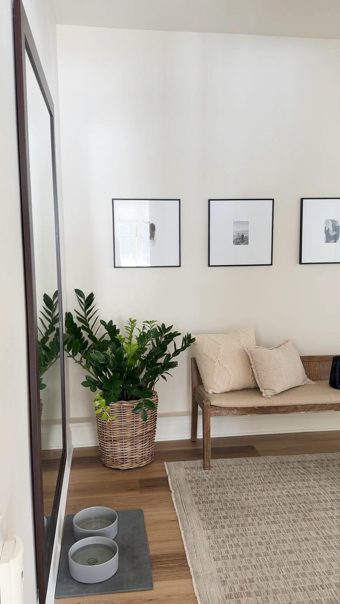 Mudroom rug, bench styling, organic mudroom 

#LTKHome #LTKSaleAlert #LTKU