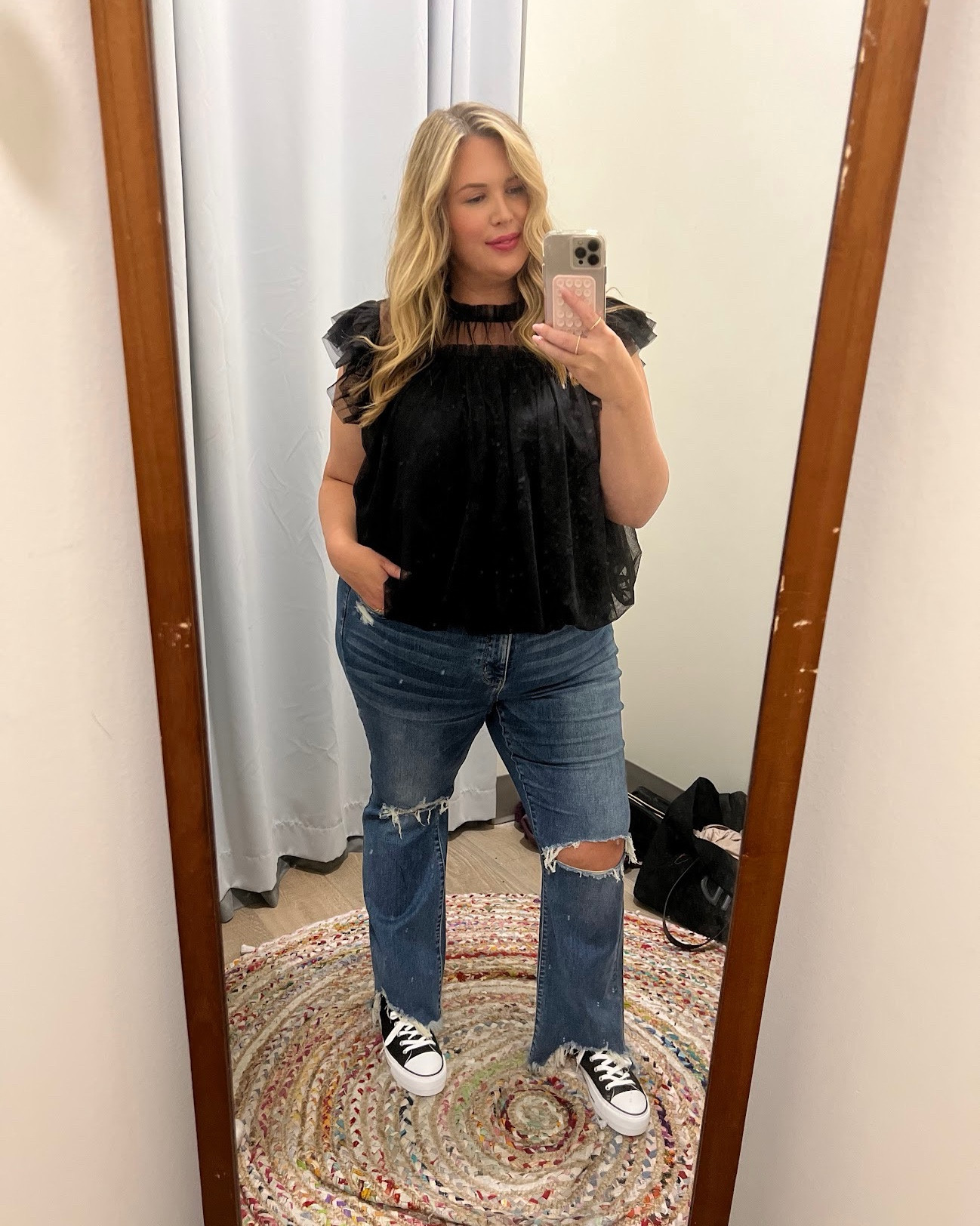 Wearing a size 18 or 20W in all the jeans! My abercrombie jeans are 35W! My tops are 18/20, 2X, or XXL!

Plus size fashion, everyday outfit ideas, denim jeans, trendy fashion, belly friendly jeans, midsize fashion, ootd, mom stylee

#LTKMidsize #LTKPlusSize #LTKOver40