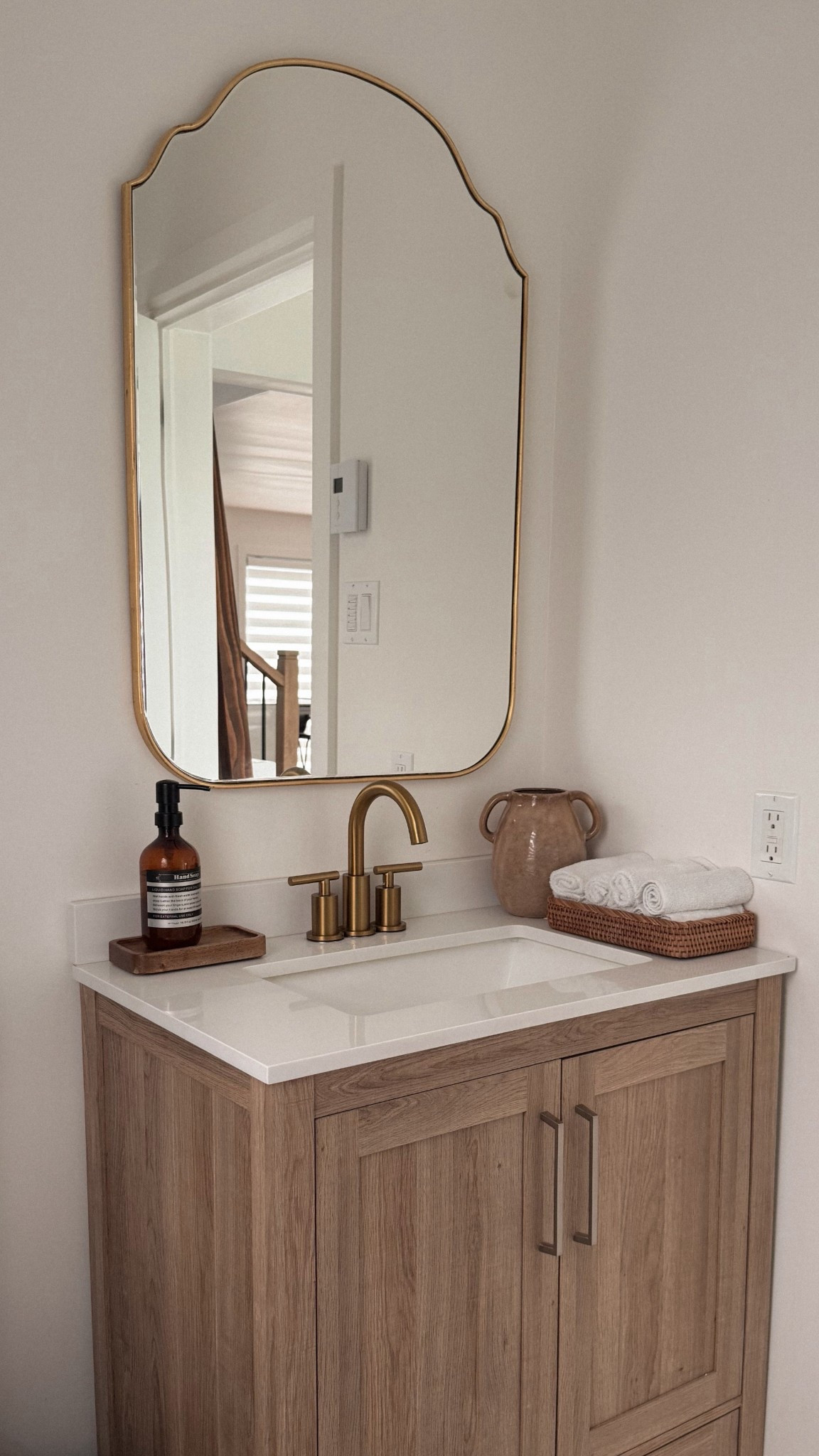 cozy powder room inspo - warm tones 🧡 #LTKHome #LTKPowderRoom

#LTKsale #LTKcasa #LTKcanada