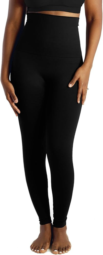 Belly Bandit – Mother Tucker Discreet Breathable Postpartum Compression Leggings – High Waist... | Amazon (US)