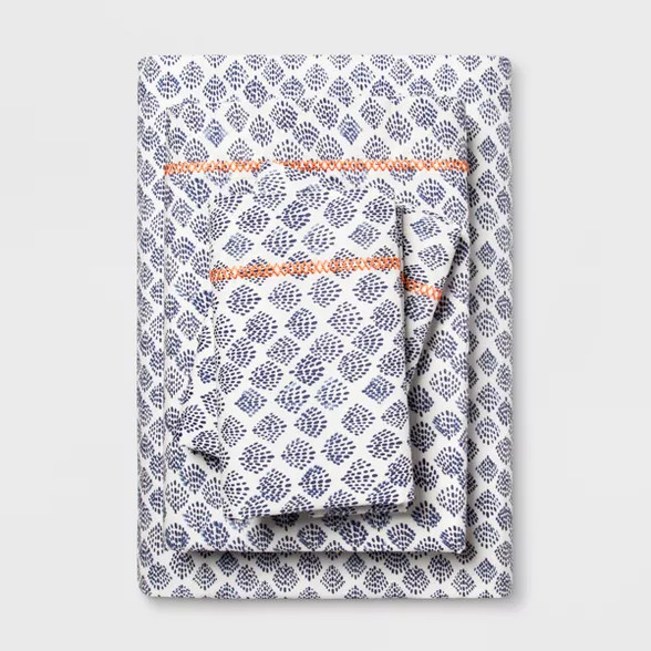 Printed Cotton Percale Sheet Set - Opalhouse™ | Target