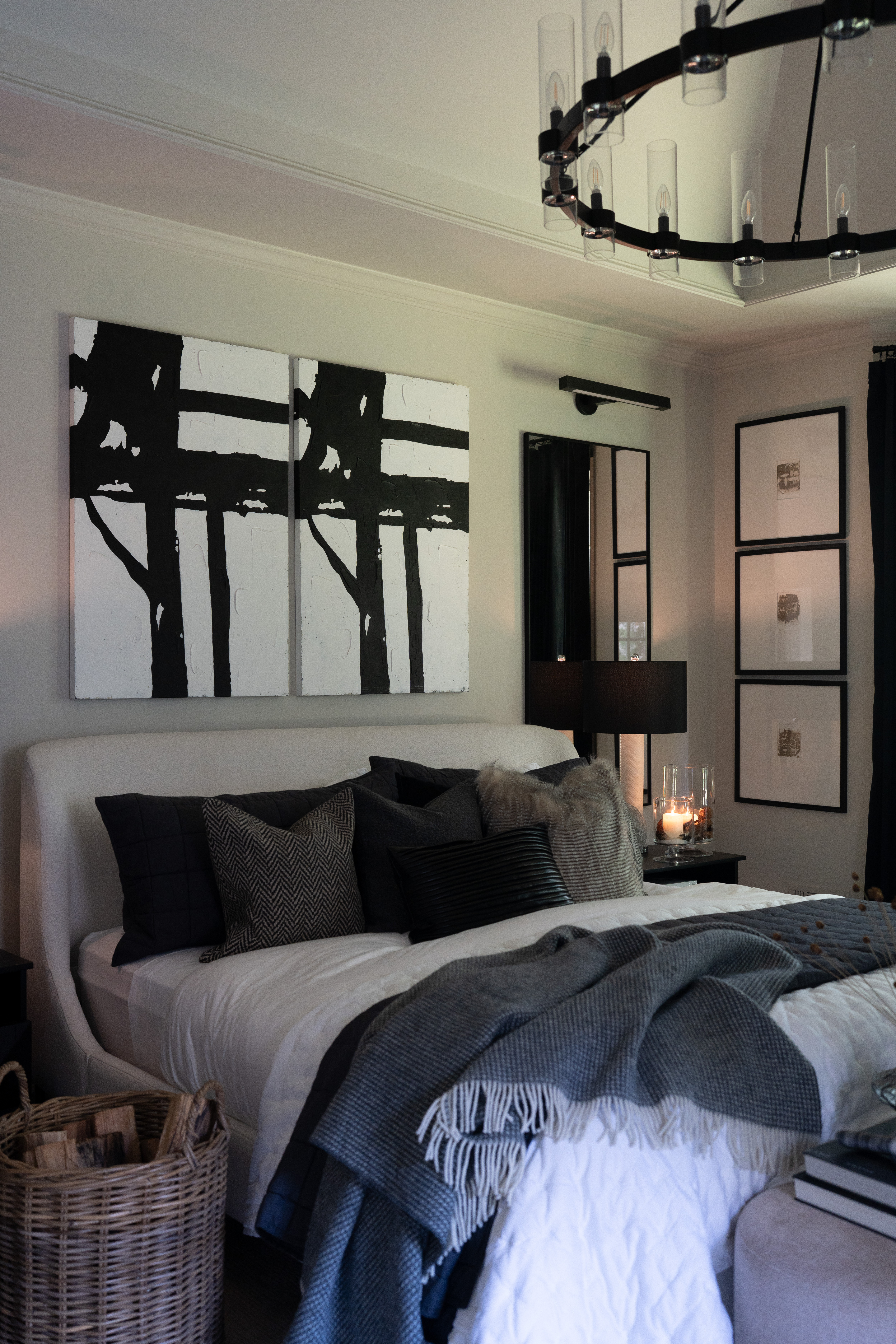 I’m swooning over how cozy and modern our bedroom feels! The bold black-and-white abstract art makes such a statement while layered textures—faux leather pillows, soft throws, and cozy knits—bring all the warmth!! The best part? These elevated Amazon home decor finds give you designer style without the price tag!! 
 

#LTKFindsUnder100 #LTKStyleTip #LTKSeasonal
