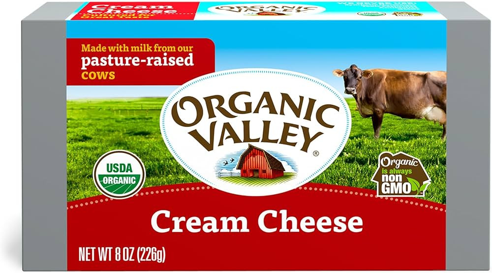 Organic Valley Organic Cream Cheese Block | Amazon (US)