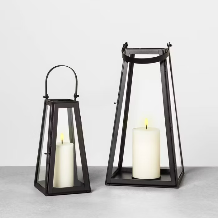 Metal Lantern Black - Hearth & Hand™ with Magnolia | Target