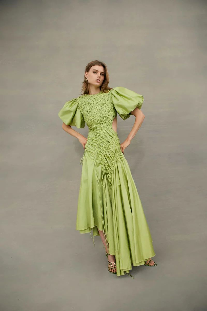 Siren Drawstring Midi Dress | aje. (US, UK, Europe, ROW)