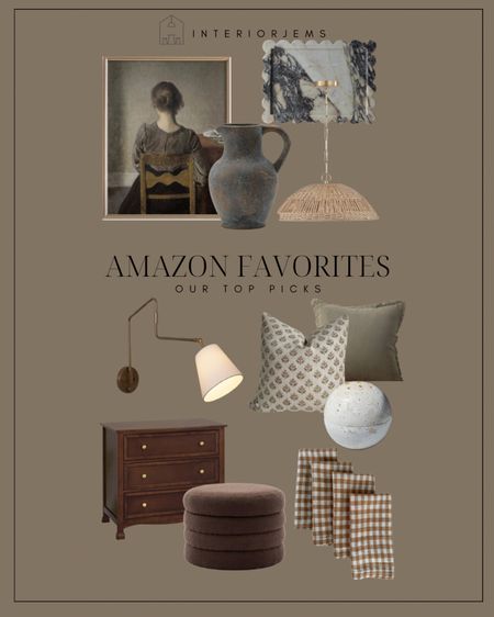 Amazon, favorite furniture and decor, chest of drawers, Moody, art, portrait, art, table, lamp, wall, sconce, vintage decor, marble tray, scalloped marble tray, coffee, table, decor, shelf decor from Amazon Amazon

#LTKsalealert #LTKhome #LTKstyletip