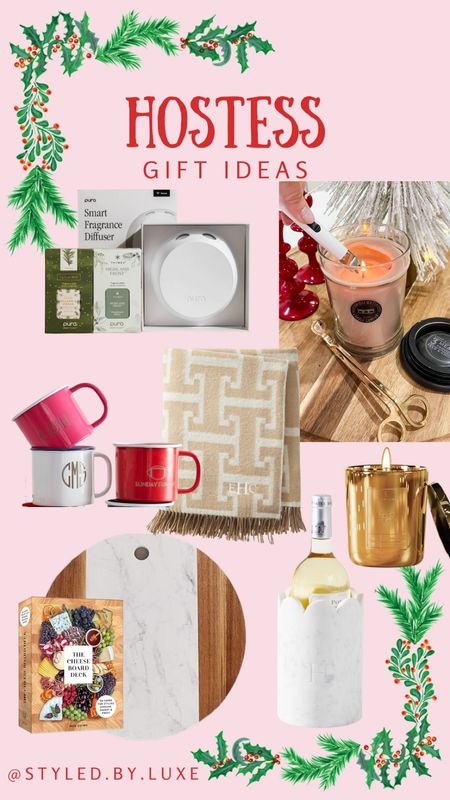 Gift ideas for the hostess | I love a personalized gift but there’s lots of other option that are quick ship from Amazon and other retailers 

#LTKGiftGuide #LTKfindsunder50 #LTKfindsunder100