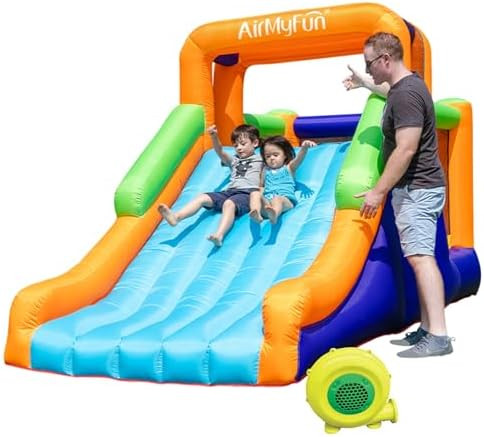 AirMyFun Inflatable Bounce House with Silde for Kids,Inflatable Bouncy House for Kids Outdoor, To... | Amazon (US)