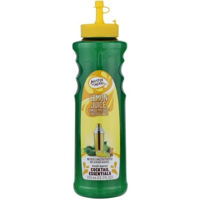 Master of Mixes Cocktail Essentials, Single Pressed Lemon Juice - Case of 12 - 12.7 fl oz | Target