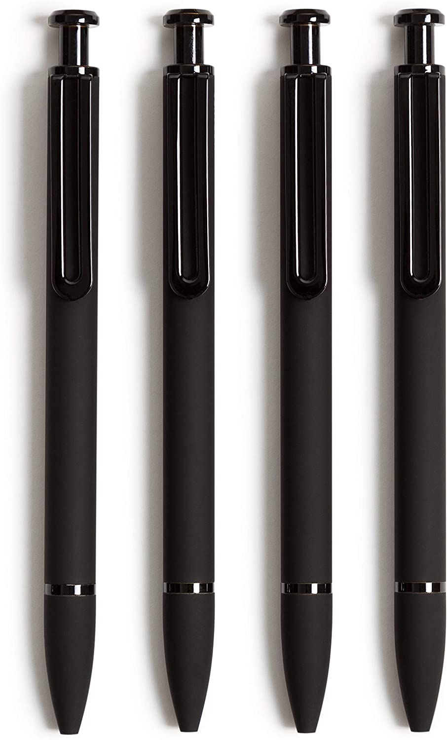 U Brands Soft Touch Midnight Monterey Ballpoint Pens, 1 mm, 4 Count (5136E06-24) | Amazon (US)