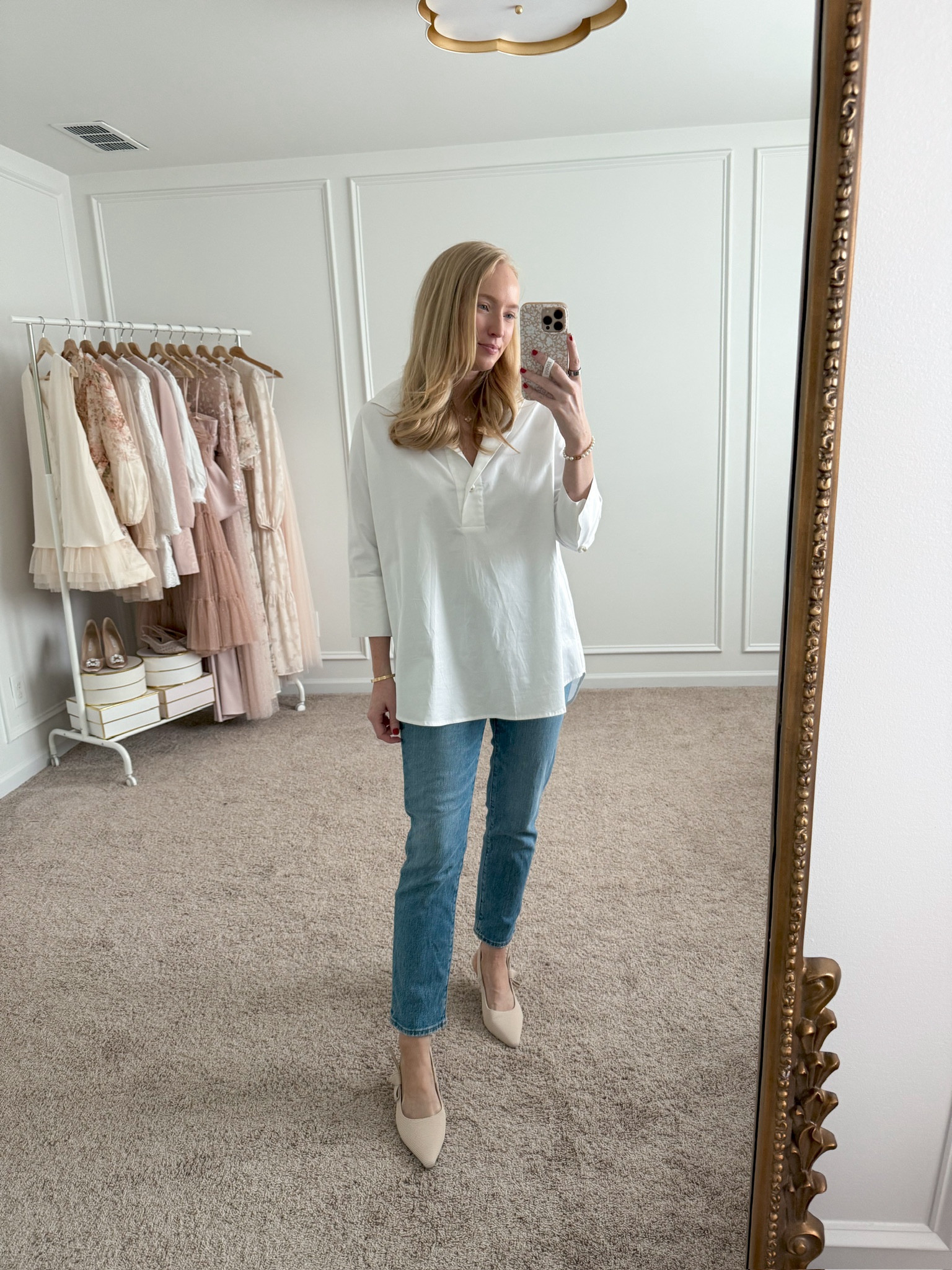 Elevated casual outfit! Cute work outfit idea and it’s all currently on sale for Black Friday! Wearing size small in the top and size 27 in the jeans. Black Friday sales // Black Friday deals // workwear // work outfits // daytime outfits // Madewell jeans // Nordstrom finds // Tuckernuck finds 

#LTKWorkwear #LTKSaleAlert #LTKCyberWeek