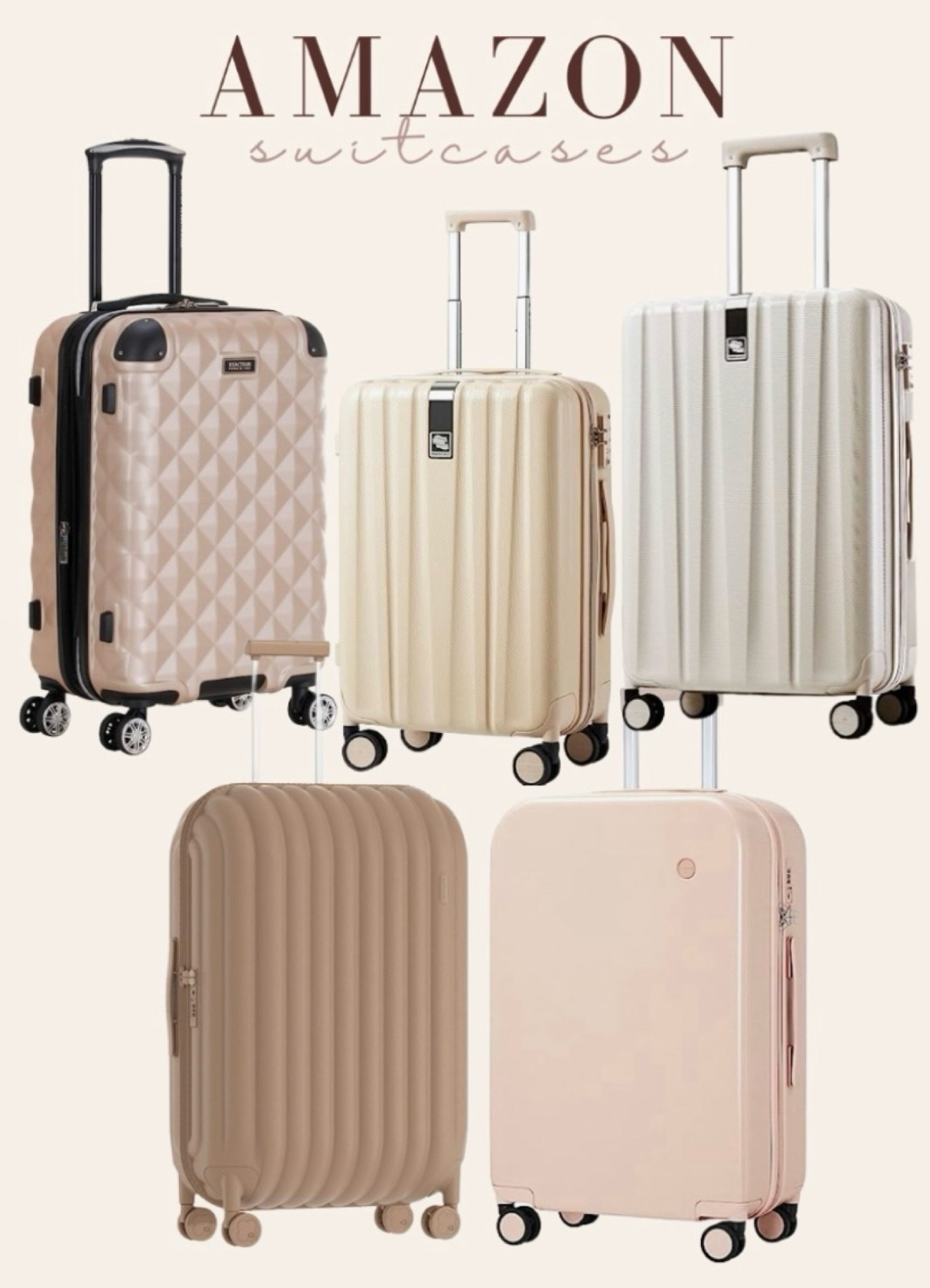 Suitcase
Travel 
Beige aesthetic travel favorites #LTKTravel #LTKMens #suitcase