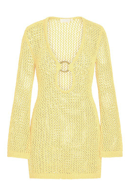 Montego Mini Dress - Meyer Petit Crochet - Meyer Petit Crochet / M | Monday Swimwear