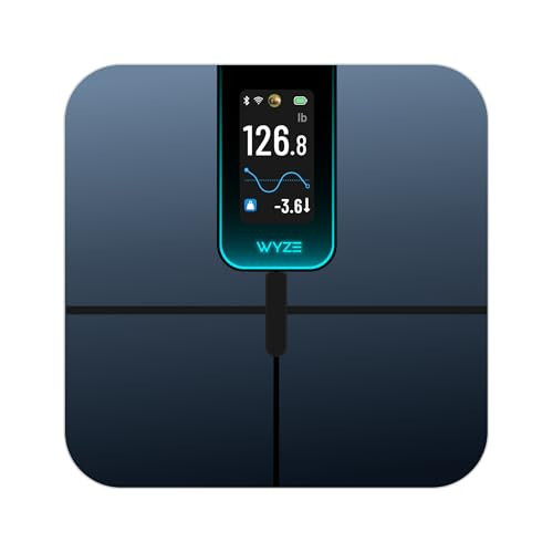 Wyze Scale Ultra Smart Scale with 4.3" Color Display - Digital Scale for Body Weight BMI Muscle Mass, Heart Rate Monitor, Wi-Fi & Bluetooth Weight Scale with Baby/Pet/Luggage Mode, 400lbs, Black | Amazon (US)