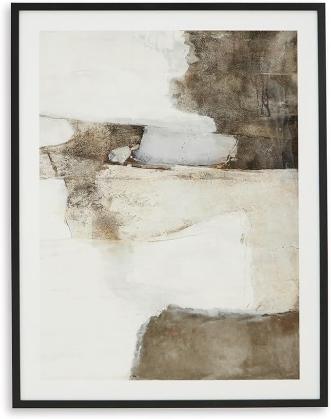 Signature Design by Ashley Aldricton Contemporary Rectangular Framed Print Wall Art, 30 x 40 Inch... | Amazon (US)