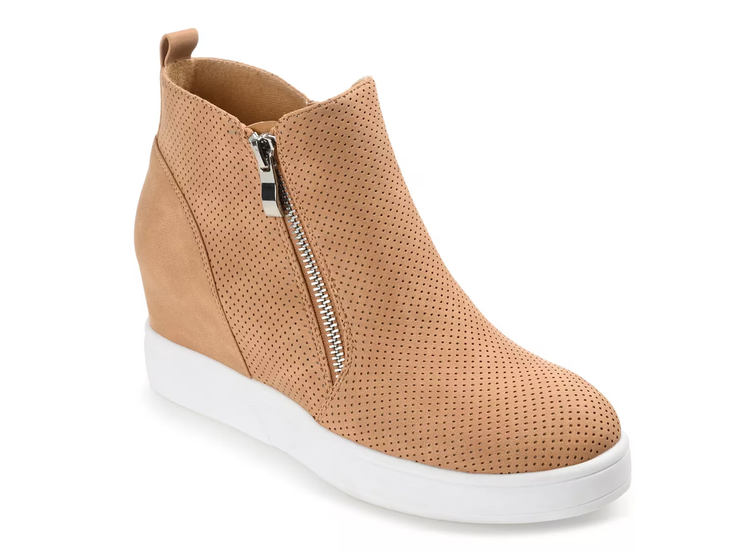 Journee Collection Pennelope High-Top Wedge Sneaker | DSW