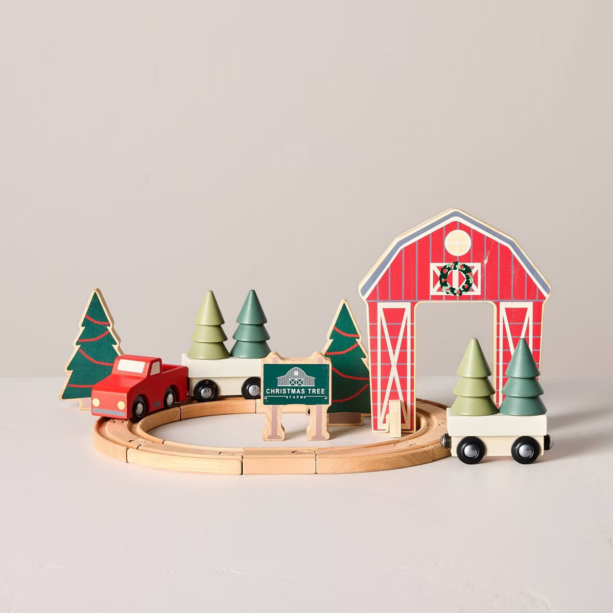 Toy Christmas Tree Farm Train Set 23pc - Hearth & Hand™ with Magnolia | Target