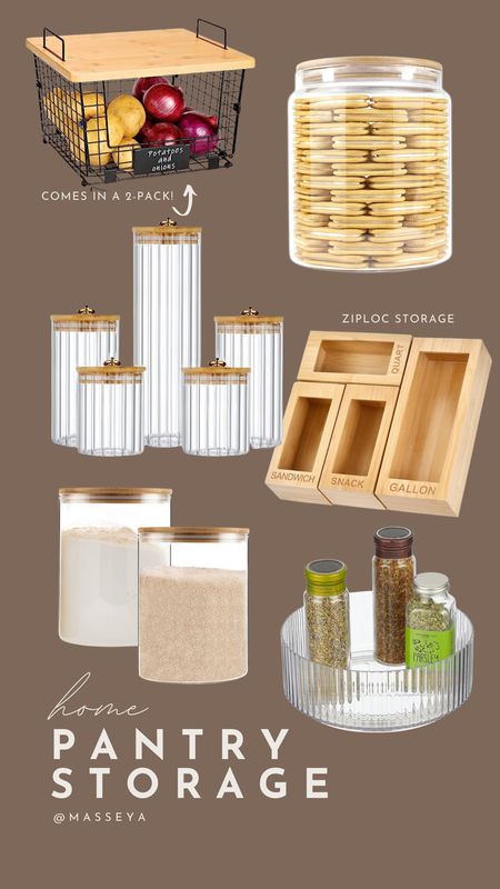 I love a good organized pantry! Found some cute new glass storage containers on Amazon for the new house!

New home, food storage, pantry organization, home organization, amazon home, amazon finds 

#LTKfindsunder50 #LTKhome #LTKfindsunder100