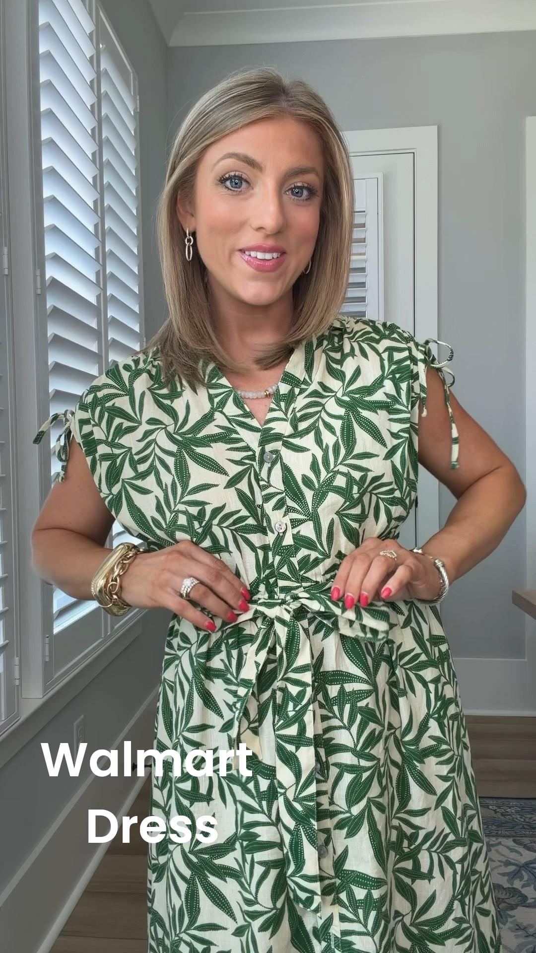 🌿 This dress is proof that one piece can do it all! From my daughter’s end-of-the-year school ceremony yesterday to my brother’s birthday party last week, this new Walmart dress has already earned a permanent spot in my closet. 💚

The classic shirt dress silhouette, flattering waist tie, and beautiful green botanical print make it such a timeless summer outfit. It’s polished enough for special occasions, but easy enough for everyday wear too. Just add sneakers, sandals, or wedges and you’re ready to go!

If you’re looking for a versatile summer dress that looks far more expensive than it is, this one is a must-see. ✨

#WalmartFashion #WalmartFinds #SummerDress #ShirtDress #AffordableFashion #SummerStyle #MidiDress #EverydayStyle #WalmartStyle #FashionOver40 #MomStyle #SummerOutfitIdeas #CasualChic #GreenDress #WalmartNewArrivals #OOTD #AffordableStyle #ClassicStyle #StyleInspiration #SummerWardrobe

#LTKootd #LTKmomlife #LTKPetite