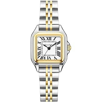 Classic Square Watches for Women with Roman Numerals Ladies Casual Dress Watch | Amazon (US)