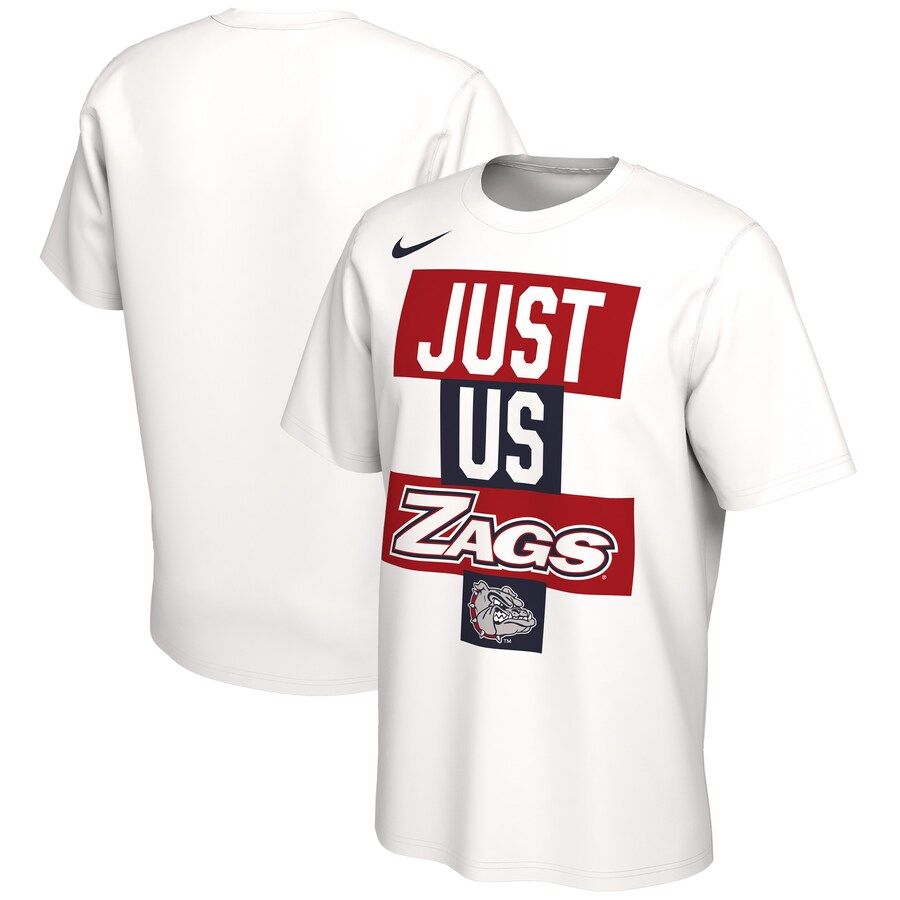 Gonzaga Bulldogs Nike Just Us Bench Legend T-Shirt - White | Fanatics