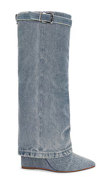 Steve Madden Corenne Boot in Denim from Revolve.com | Revolve Clothing (Global)